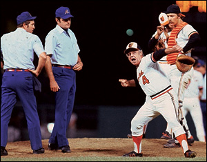 Earl Weaver respectfully disagrees with Big Blue