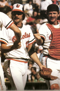 Mike Flanagan and Rick Dempsey, 1982